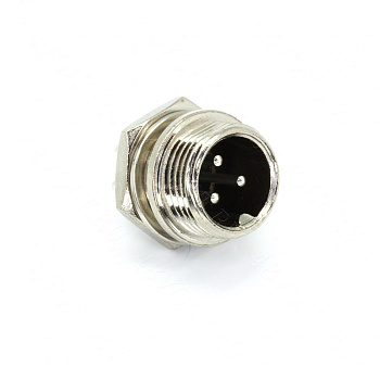 Разъем GX12 папа 3 pin
