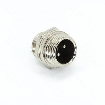 Разъем GX16 папа 2 pin