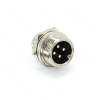 Разъем GX16 папа 4 pin