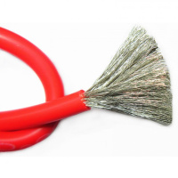 Силиконовый провод 2 awg красный