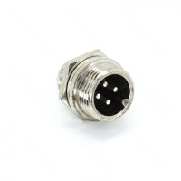 Разъем GX12 папа 4 pin