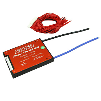 BMS LiFePO4 16S 48V 15A симметрия