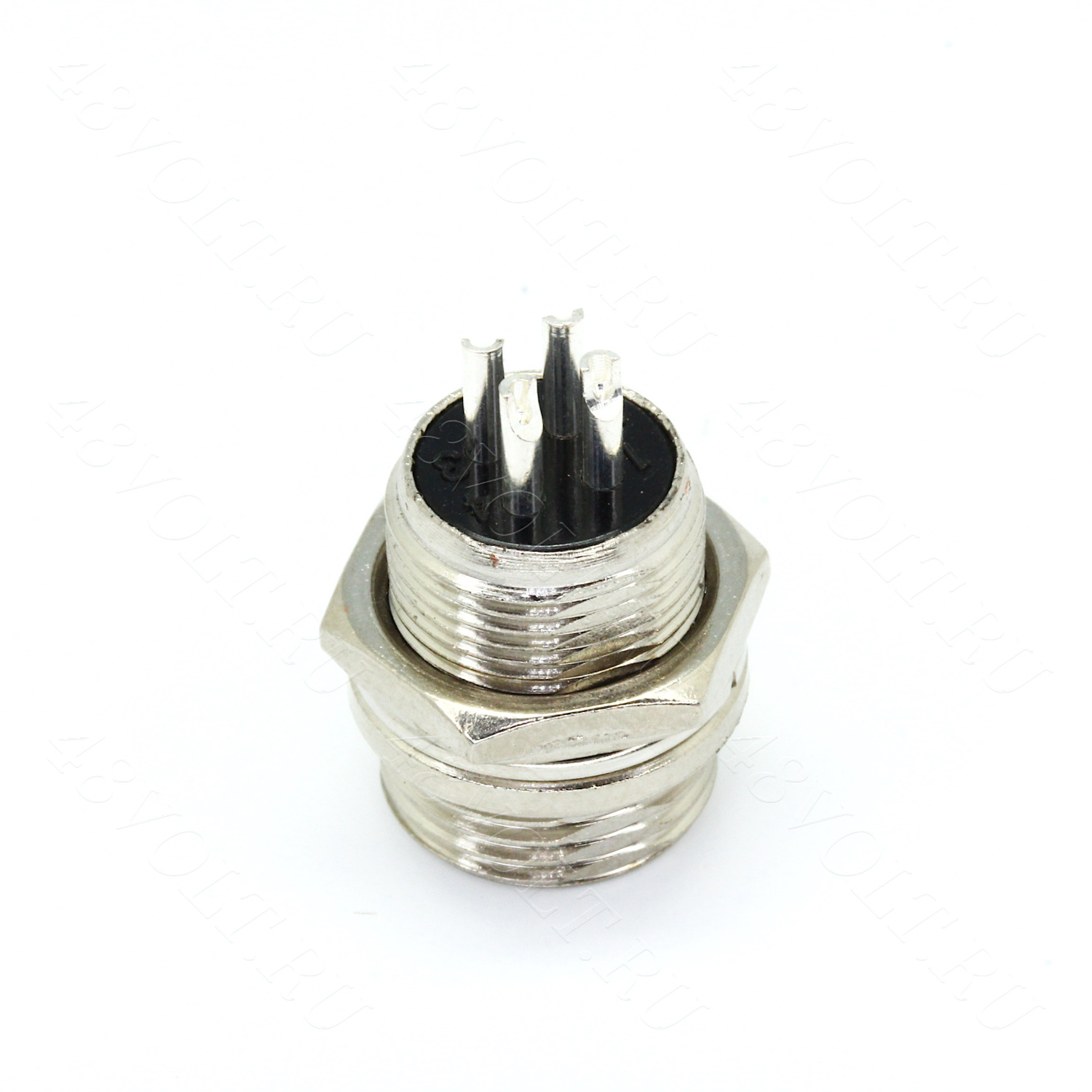Разъем GX12 папа 4 pin